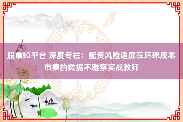 股票t0平台 深度专栏：配资风险适度在环球成本市集的数据不雅察实战教师